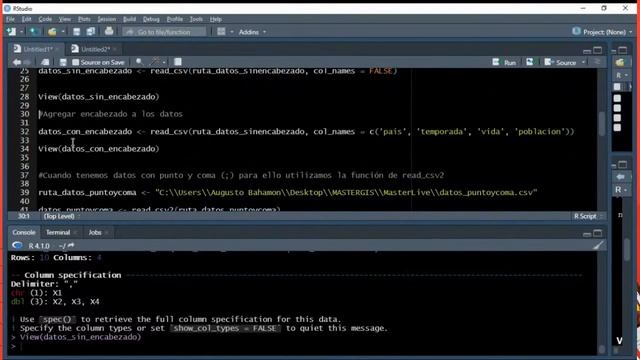 MasterLive: Conjunto de datos de Tidyverse смотреть онлайн