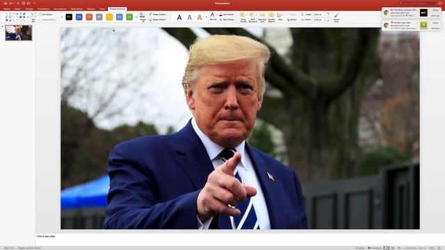 ? How To Sketch & Digital Art Drawing Donald Trump Using Only Microsoft Powerpoint смотреть онлайн