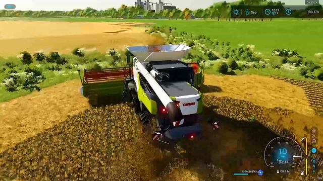 Flex Harvesting | Trion 750's Harvester | Edgewater Saskatchewan Farm | FS22 Ep#7 смотреть онлайн
