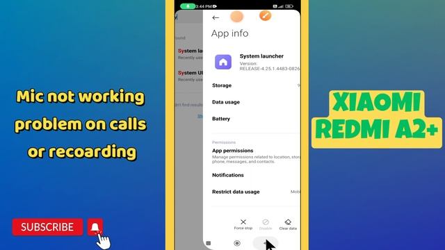 Xiaomi Redmi A2 Plus Mic Not Working Problem On Calls Or Recording || How To Solve Mic Problems