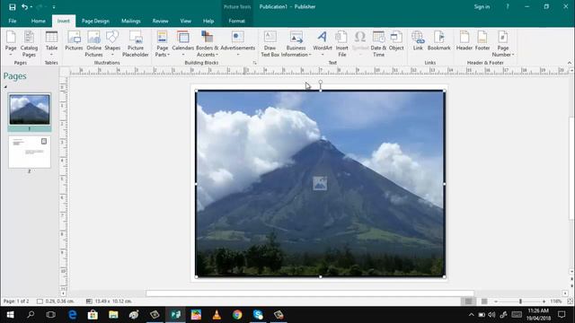 How to make postcard using Microsoft Publisher 2016 смотреть онлайн