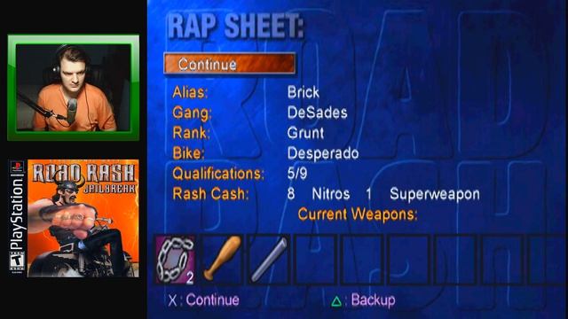 [PS1] - Road Rash: Jailbreak - [Parte 2] - Modo Campanha Jail Break смотреть онлайн