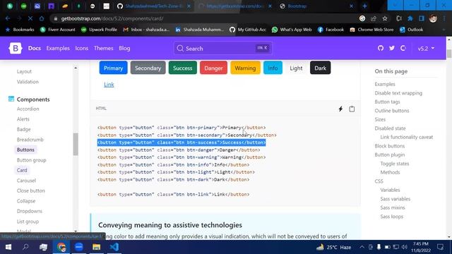 Learning Bootstrap (Part -1) How to integrate bootstrap in our Html project, What is CDN Links. смотреть онлайн