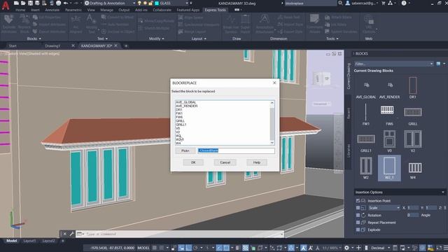 BLOCK REPLACE IN AUTOCAD | AUTOCAD BLOCK REPLACE смотреть онлайн