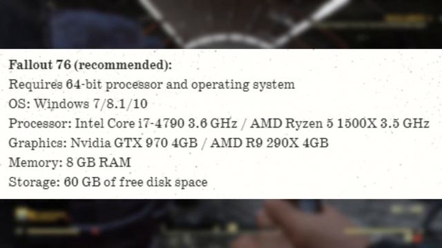 FALLOUT 76 - PC System Requirements UPDATE and PRELOAD on PS4/PC! смотреть онлайн