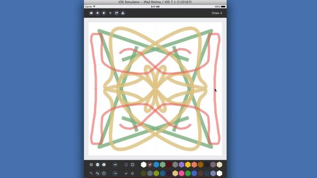 Symmetry Drawing iPad Apps смотреть онлайн