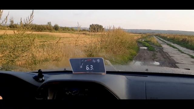 Первая вылазка на бездорожье Mitsubishi Pajero 3. смотреть онлайн