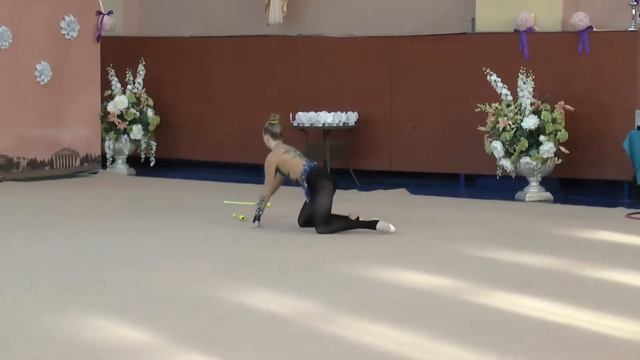 Подворна Софія (булавы) 2001-Кат.B "Перлина Полісся 2015" Художественная гимнастика смотреть онлайн