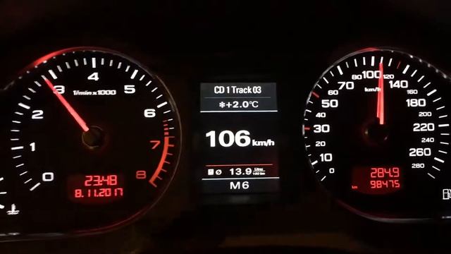 Работа подрулевых лепестков на Audi A6 смотреть онлайн