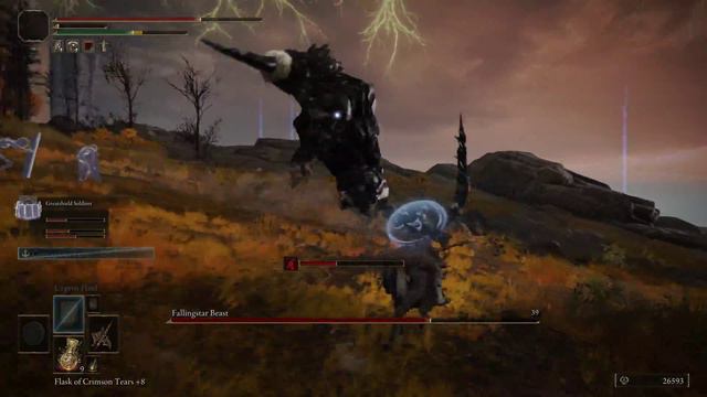 Elden Ring - Fallingstar Beast Boss Fight #2 смотреть онлайн
