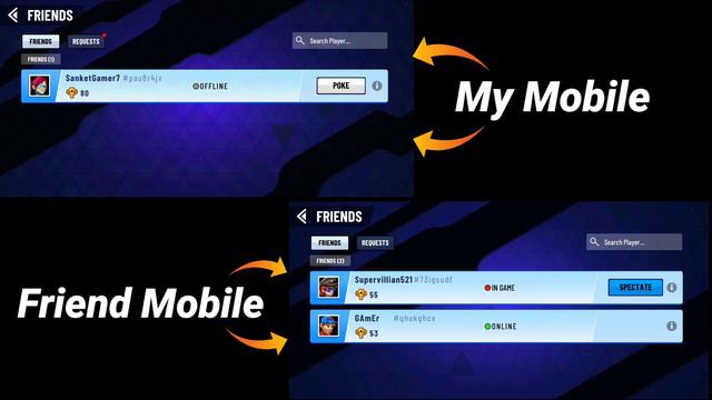 कैसे FRIENDS के साथ BATTLE STARS GAME खेलें | PLAY MY FRIENDS IN BATTLE STARS | INVITE FRIEND IN BS смотреть онлайн