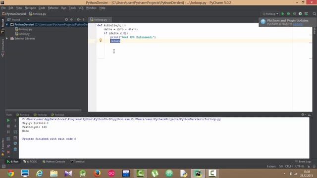 Python3 Dersleri 17 - Fonksiyonlarda Return смотреть онлайн