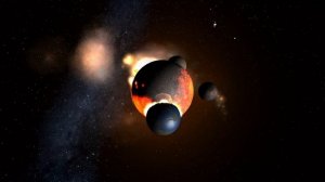 Терраформирование Луны, создание атмосферы и океанов на поверхности (universe sandbox 2)