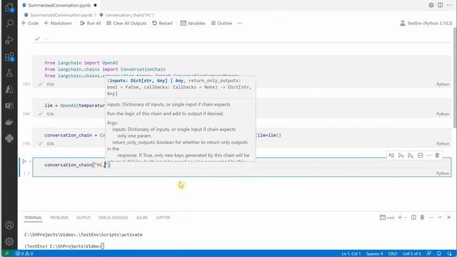 Give Memory To Your OpenAI ChatBot - Memorize Summarized Conversation смотреть онлайн