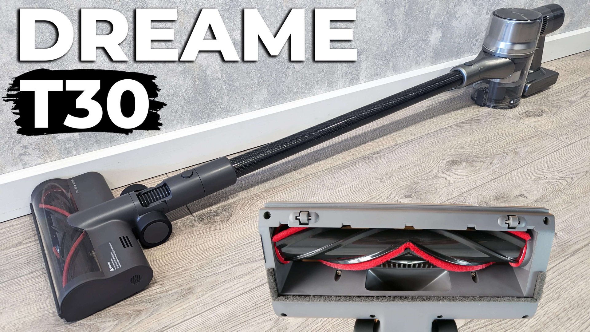 Dreame T30: мощный вертикальный пылесос с полным комплектом насадок? ОБЗОР и ТЕСТ✅ смотреть онлайн
