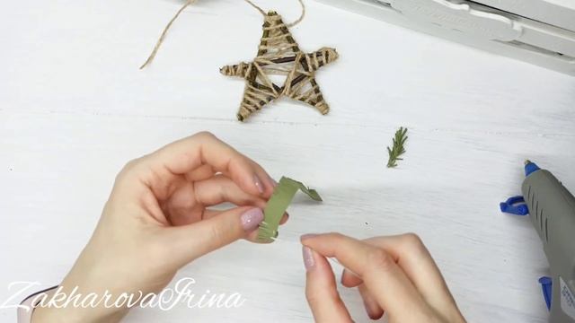 ИГРУШКА НА ЁЛКУ ? ИДЕИ ИЗ ПРИРОДНЫХ МАТЕРИАЛОВ ? ЗИМНИЕ ИДЕИ ? смотреть онлайн