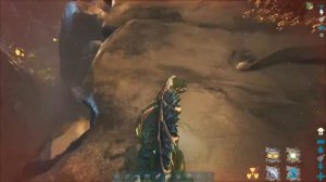 ПАРЮ НА КРЫЛЬЯХ В ГНЕЗДЕ ДРЕЙКОВ С ЯЙЦОМ скального дрейка Ark: Survival Evolved на карте ABERRATION