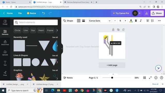 How to make a sword logo design on canva and photopea | Professional logo design | @Informative_Isr смотреть онлайн