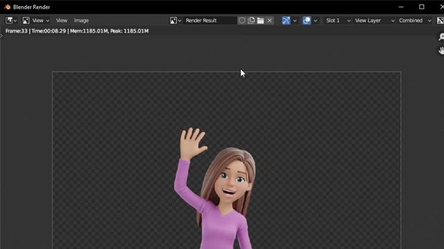 Blender - 3D Illustration Character Mom UI Kit Library Tutorial смотреть онлайн
