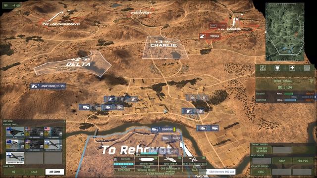 Wargame Red Dragon - New Israel Campaign! - David's March #1 смотреть онлайн