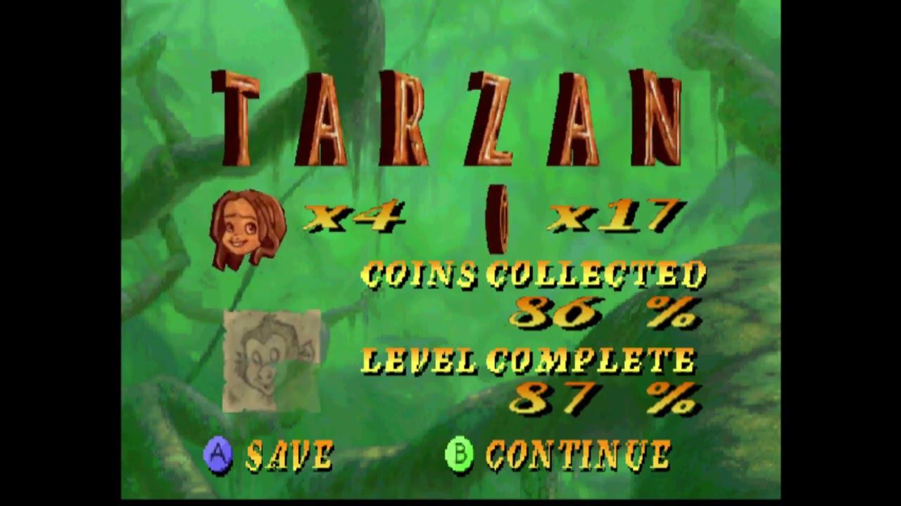Tarzan на Nintendo 64 #nintendo64 #tarzan #game