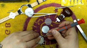Замена батарейки на часах"Ника" с хронографом