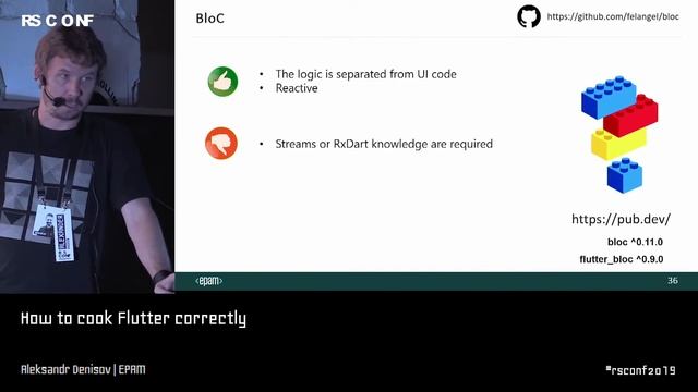 Aleksandr Denisov | How to cook Flutter correctly | RSCONF 2019 смотреть онлайн