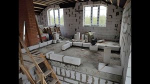 Как делал межкомнатные перегородки из газобетона своими руками