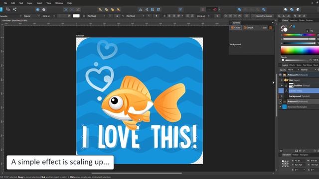 Affinity Designer Tutorial - Create Animated GIF using Artboards смотреть онлайн