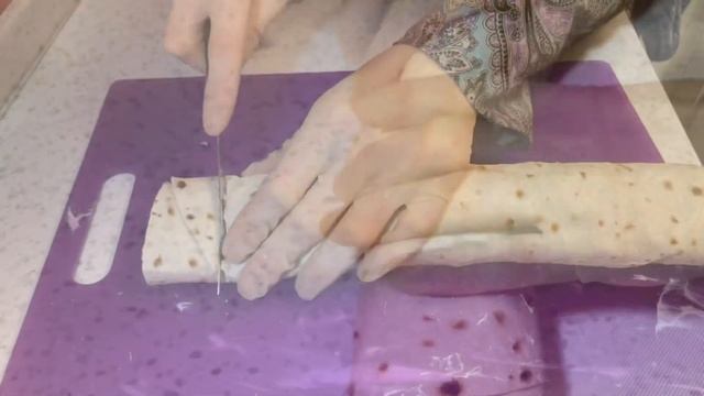 Быстрая закуска из лаваша. Жареные рулетики. смотреть онлайн