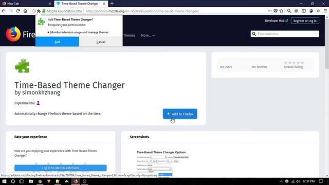Automatically Switch To The Dark Theme At Night In Firefox Quantum смотреть онлайн