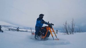 Снегоцикл TRAK X. Большой выезд.