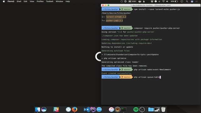 Getting Started with Pusher and Laravel Echo смотреть онлайн