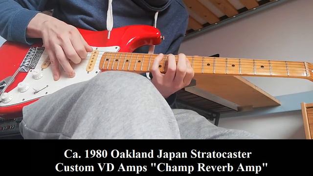 Noodling on an OAKLAND MIJ STRATOCASTER смотреть онлайн