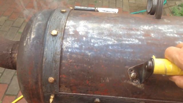 Мангал из баллонов прокаливаю перед покраской смотреть онлайн