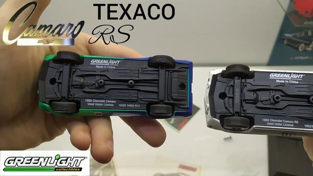 Новая жизнь старому Камаро | Обзор модели Chevrolet Camaro RS Texaco 1969г. 1:43 Greenlight