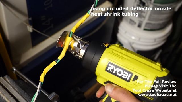 Ryobi P3150 R18HG 18V Heat Gun Demo Video смотреть онлайн