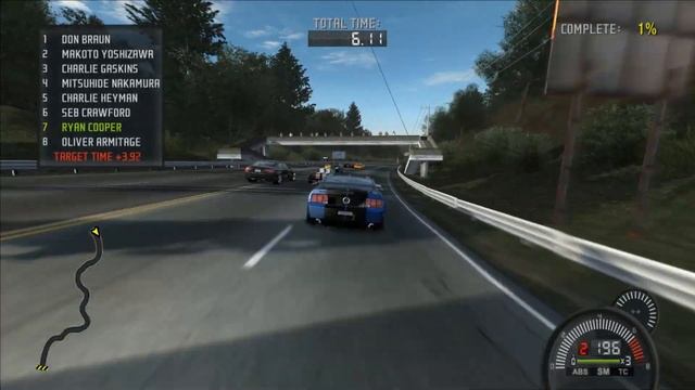 Need For Speed: ProStreet - Ford Mustang Shelby GT500 in all types of races смотреть онлайн