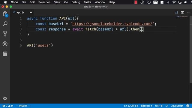 Async/await with Fetch смотреть онлайн