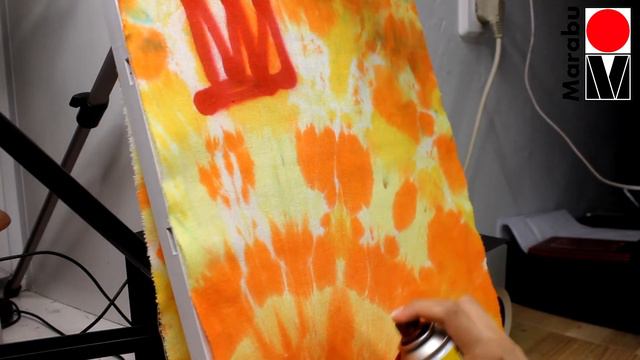 Декор футолки в стиле "Граффити" красками Textil Design от Marabu смотреть онлайн