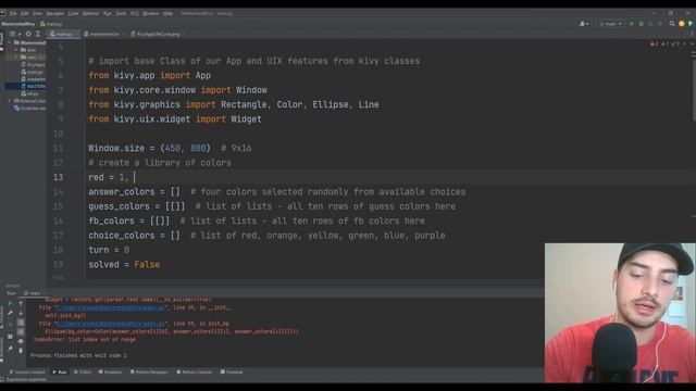 How to Make a Mastermind Game in Python! Kivy Mobile App Tutorial! смотреть онлайн