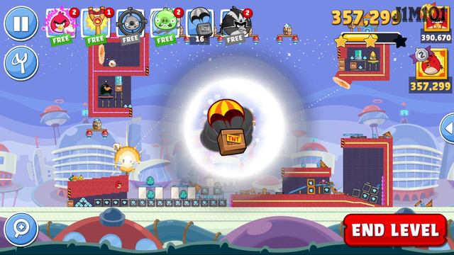 ANGRY BIRDS FRIENDS TOURNAMENT: CAN J1M101 GET ALL THREE STARS ? #29 4 LEVEL смотреть онлайн