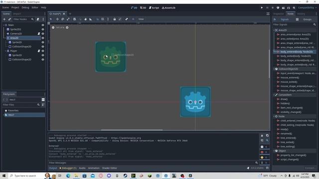 Godot 4 Area Node Tutorial смотреть онлайн