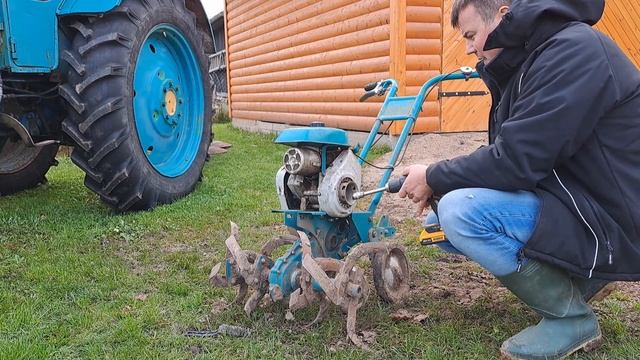 как завести мотокультиватор Крот