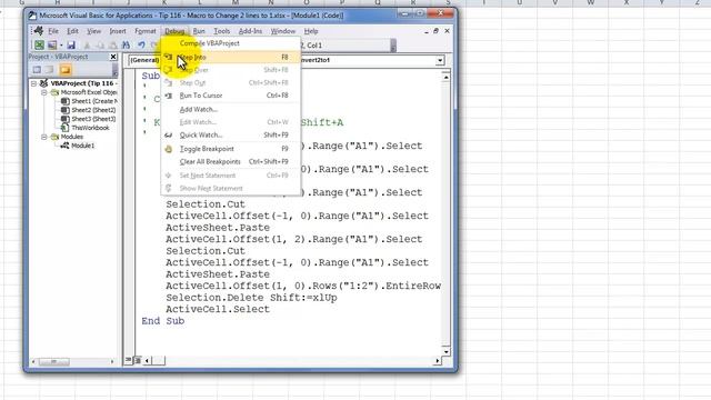 How to Record a Macro in Excel to Fix Problems with an Imported Text File смотреть онлайн
