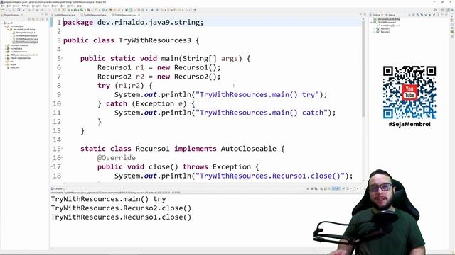 NÃO USE a NOVA sintaxe do TRY-WITH-RESOURCES antes de ver ESTE VÍDEO! смотреть онлайн