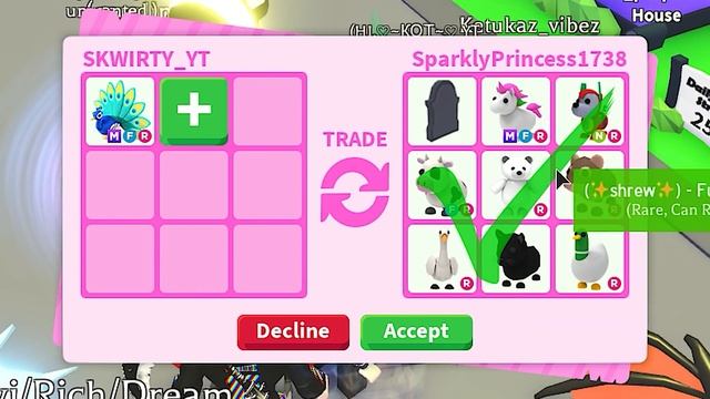 MEGA Peacock в Адопт Ми 2021! ? ТОП ТРЕЙДЫ в Adopt Me Роблокс адопт ми трейд смотреть онлайн