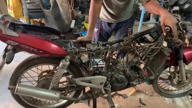 Honda NSR 150 SP, 2stroke india, rare imported, 39BHP single cylinder 150cc, pulsar 150, stock смотреть онлайн