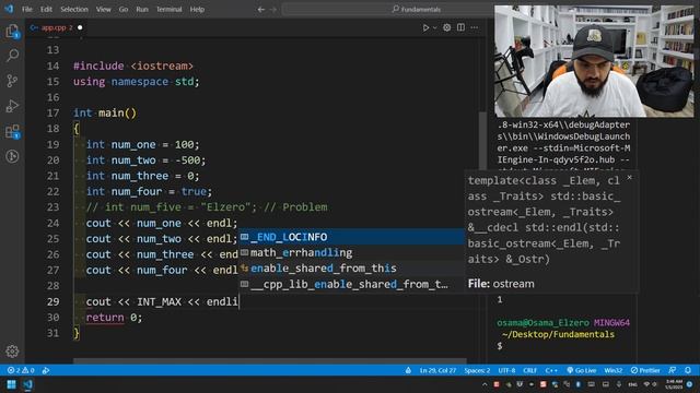 [Arabic] Fundamentals Of Programming With C++ #018 - Data Types - Integer смотреть онлайн