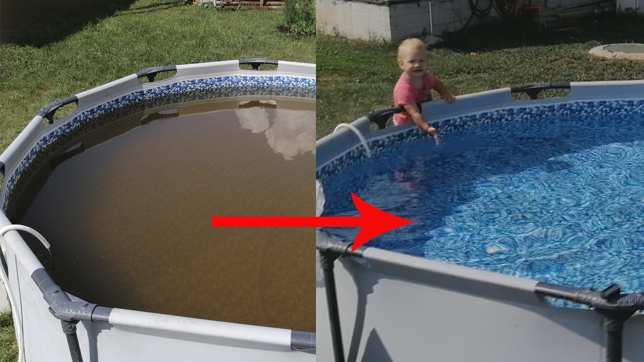 Очистка воды в бассейне от железа
